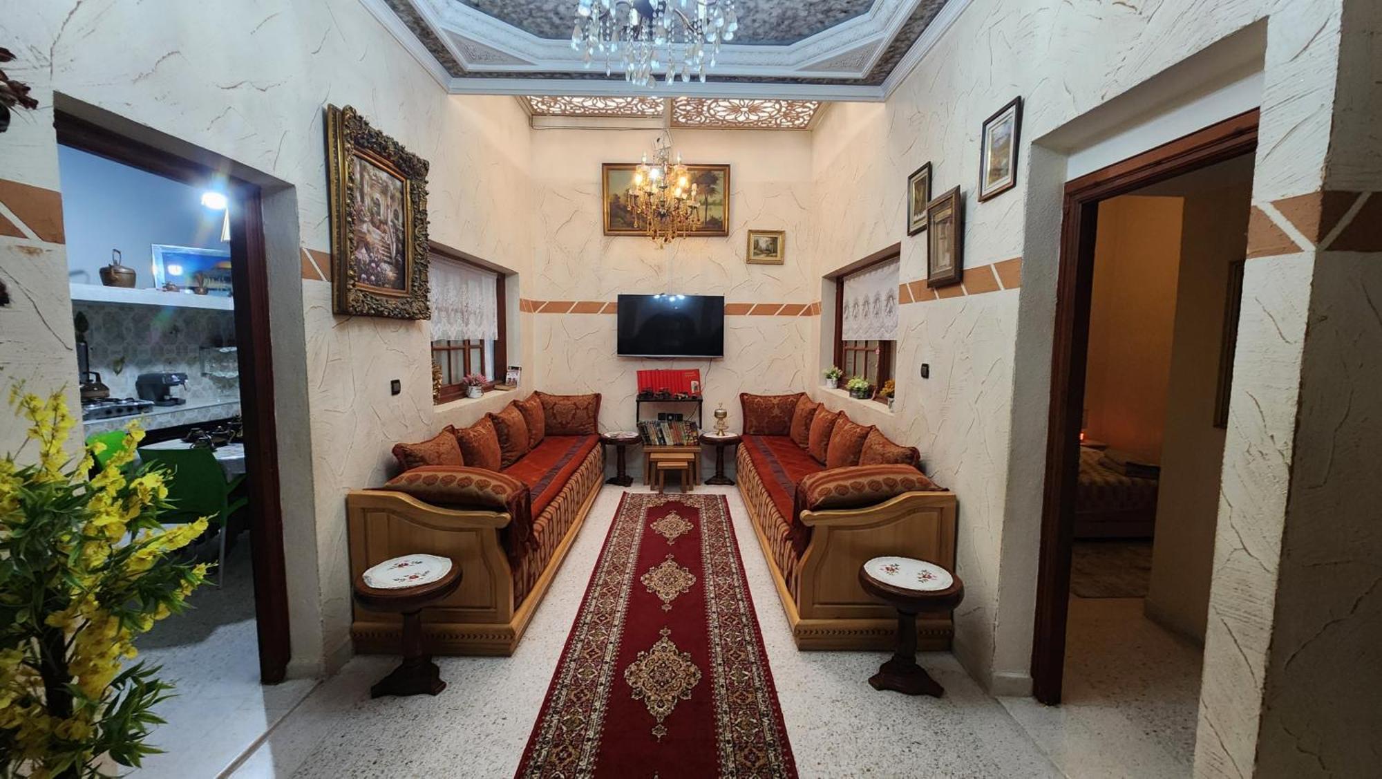 Appartement Riad 5Min A Pied De L'Aeroport Marrakesh Exteriör bild