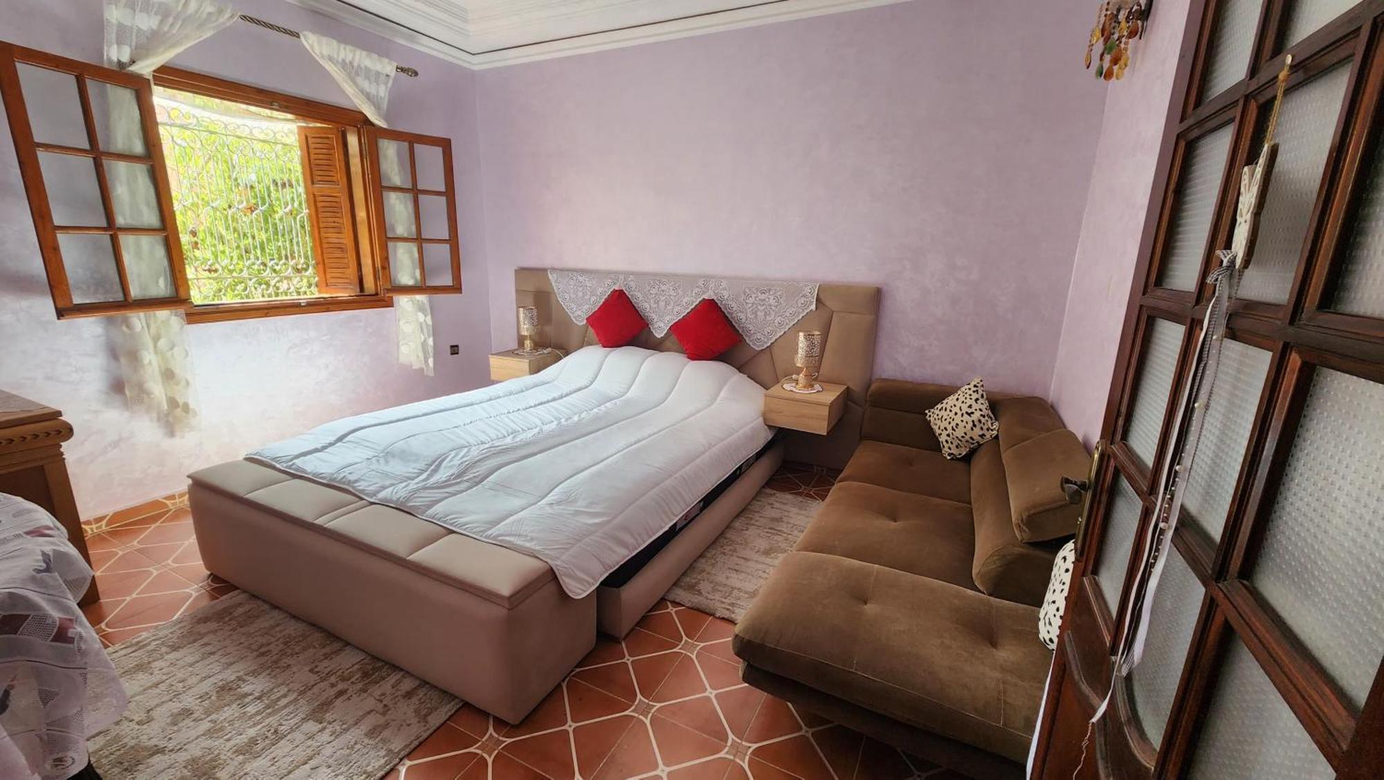 Appartement Riad 5Min A Pied De L'Aeroport Marrakesh Exteriör bild